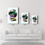 Wallity CAM-1092 - Pintura Decorativa de Vidrio Templado Impresión UV, 46 x 72 cm